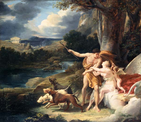 Venus und Adonis von Henri Regnault