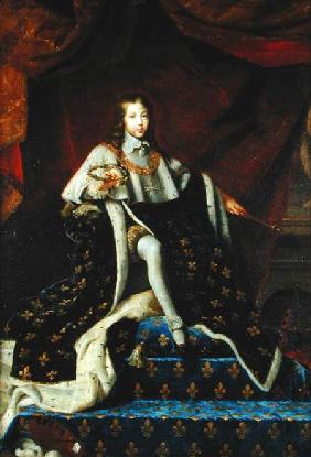 Portrait of Louis XIV (1638-1715) aged 10 1648