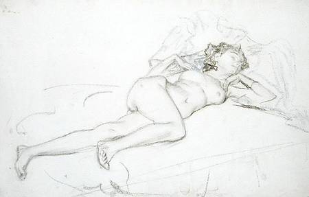 A Sleeping Nude von Henry Bryson Burroughs