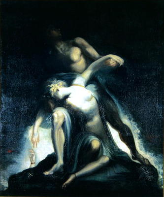 Vision of the Deluge, from 'Paradise Lost' by John Milton (1608-74) (oil on canvas) von Henry Fuseli