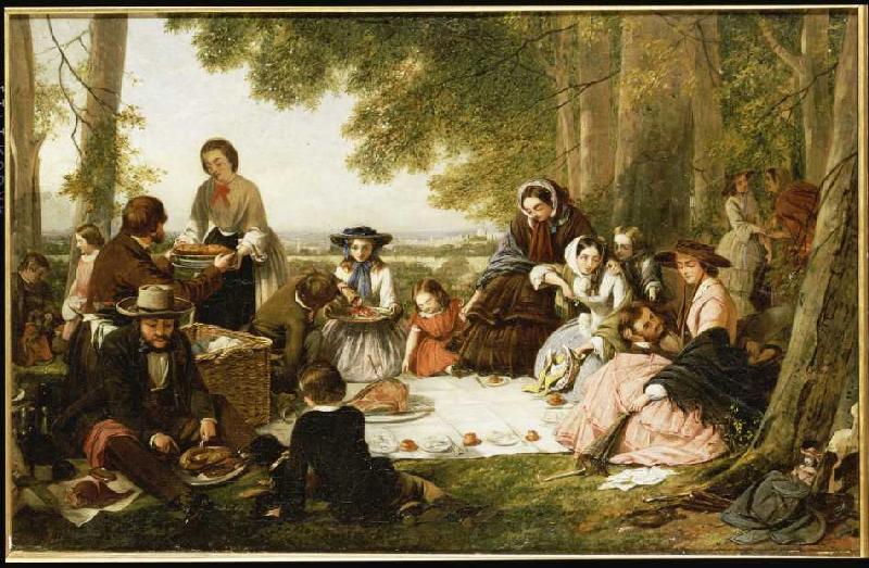 Das Picknick. von Henry Nelson O'Neill