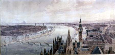 Panorama of London von Henry Newton