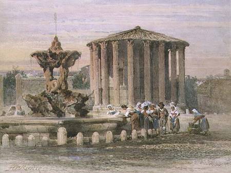 Fountain in Rome von Henry Parsons Riviere