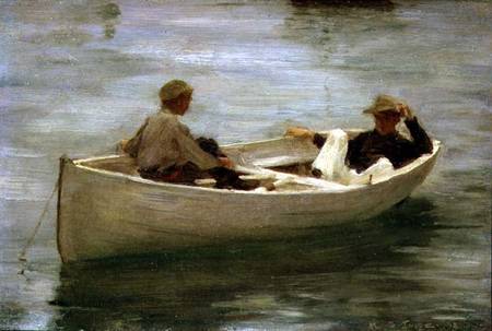 In the Rowing Boat von Henry Scott Tuke