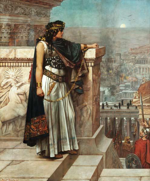 Königin Zenobias Letzter Blick Richtung Palmyra 1888