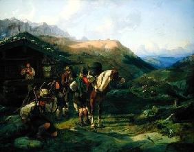 Departure from the Alpine Pasture 1832