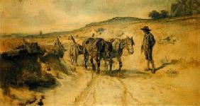 On the Moorland c.1855 (ch