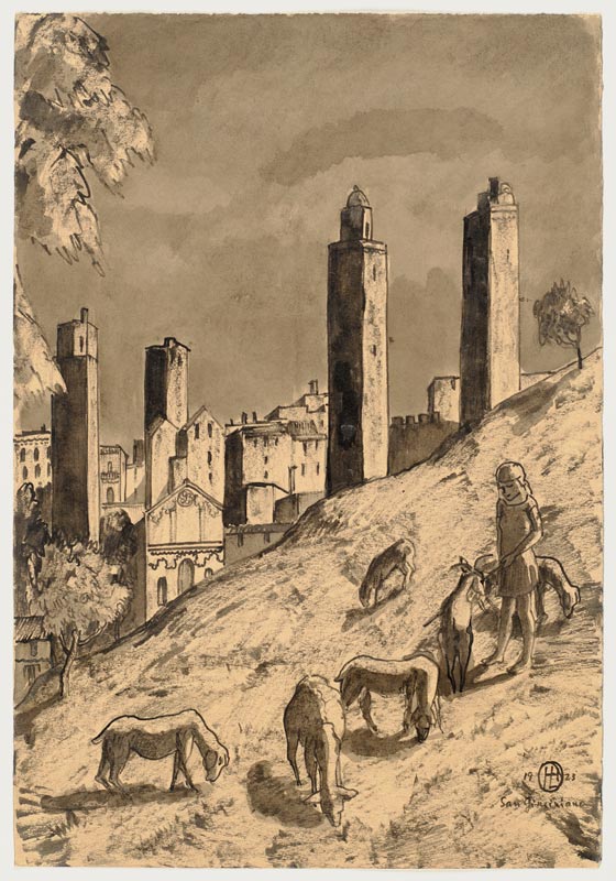 San Gimignano von Hermann Lismann