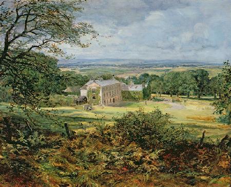 English landscape with a house 19. Jh