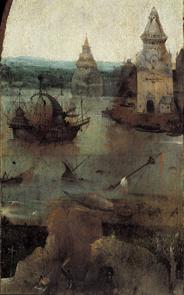 Bosch, Kreuzigung Hl.Julia, Ausschnitt von Hieronymus Bosch