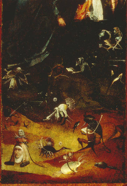 Bosch, Einsiedler-Altar / Det. von Hieronymus Bosch