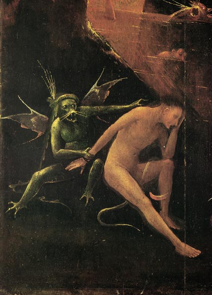 Die Hölle (Ausschnitt) von Hieronymus Bosch