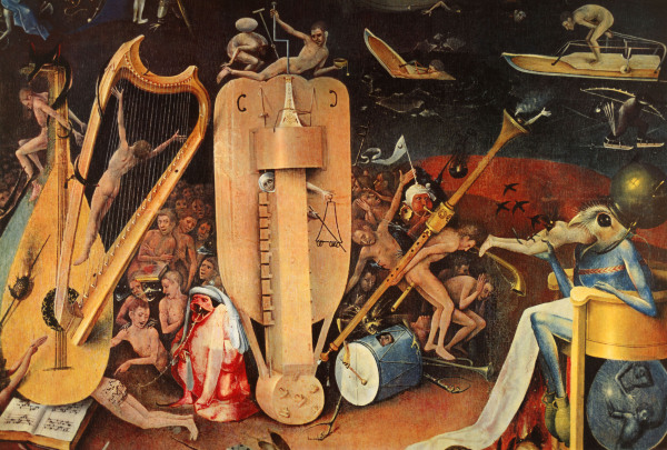 Garten der Lüste,  rechter Flügel von Hieronymus Bosch
