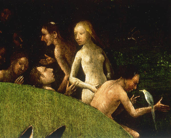 H.Bosch, Irdisches Paradies, Ausschn. von Hieronymus Bosch