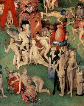 The Garden on Earthly Delights: Allegory of Luxury, central panel of triptych c.1500