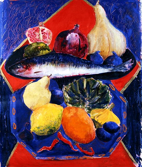 Fish and Gourd von Hilary  Rosen