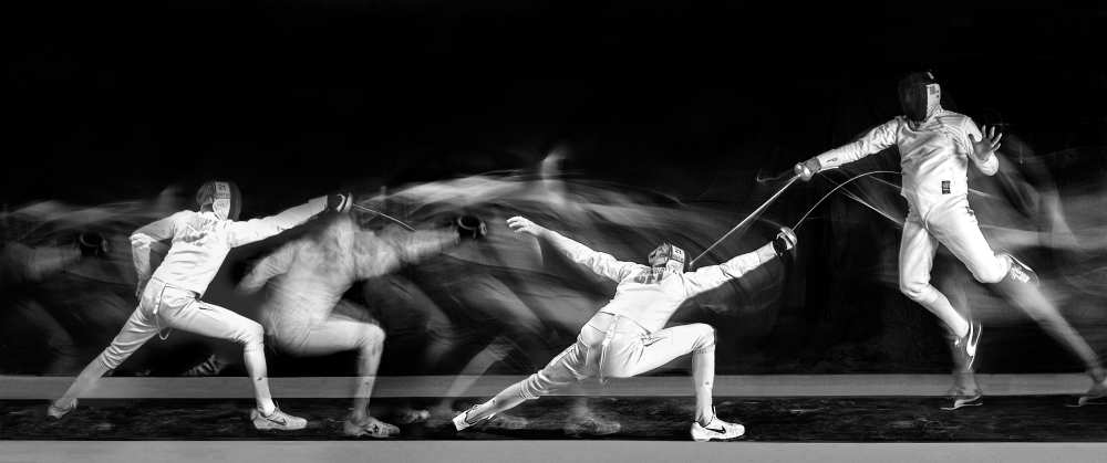 Fencing #1 von Hilde Ghesquiere