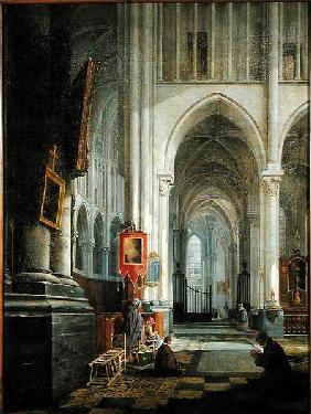 Interior of St. Omer Cathedral 1836