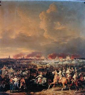 The Siege of Lille by Albert de Saxe-Tachen, 8th October 1792 1845
