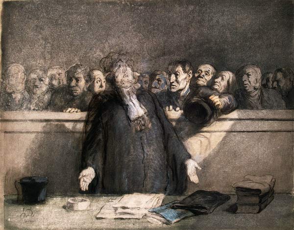 Klageerwiderung von Honoré Daumier