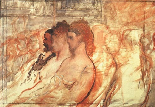 Au théâtre von Honoré Daumier