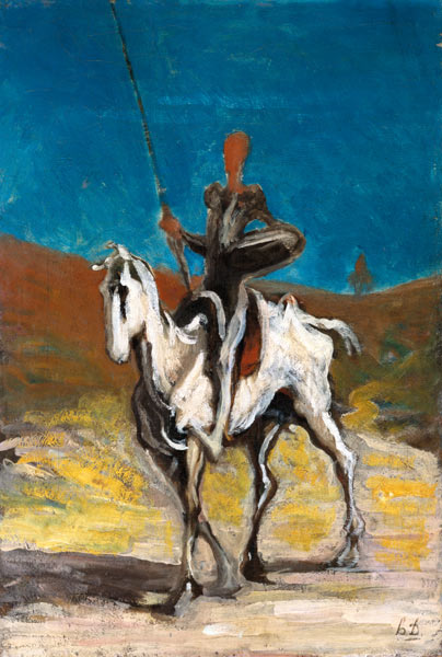 Cervantes, Don Quijote von Honoré Daumier
