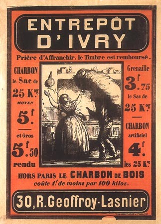 Entrepôt d´lvry von Honoré Daumier