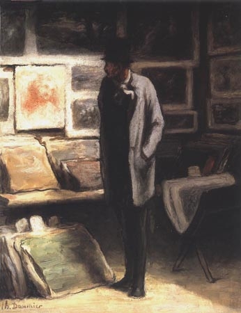 L´Amateur d´estampes von Honoré Daumier