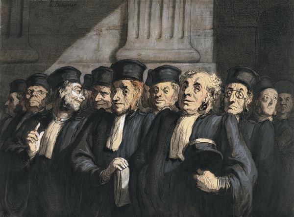 Die Staatsanwälte von Honoré Daumier