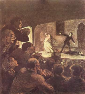 Melodrama von Honoré Daumier