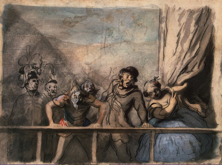Nebenvorstellung von Honoré Daumier