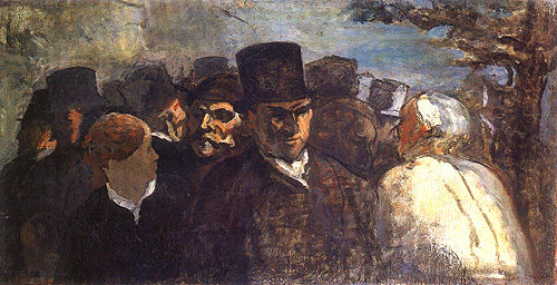 Passants - Vorbeigehende von Honoré Daumier