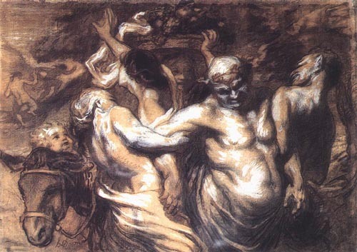 Silène von Honoré Daumier