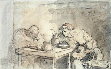 The Soup von Honoré Daumier