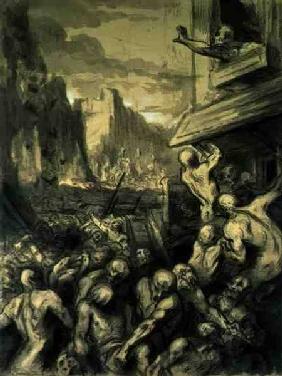 The Destruction of Sodom c.1850 (w.