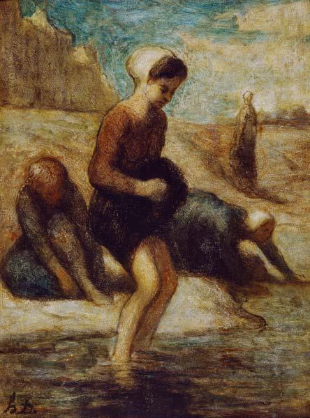 H.Daumier, Die Badenden