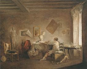 Das Atelier des Malers 1763-65