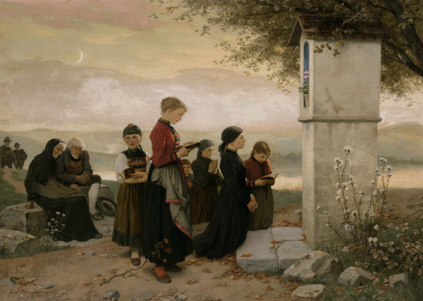 Abendgebet (Das Gebet an der Kapelle) von Hubert Salentin