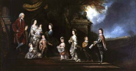 John 2nd Earl of Egmont (1711-1770) and His Family von Hugh Barron