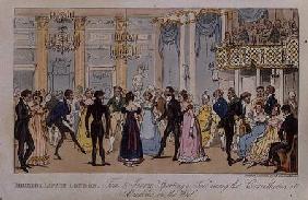 Highest Life in London: Tom and Jerry 'Sporting a Toe' among the Corinthians at Almacks in the West, 1821 oured