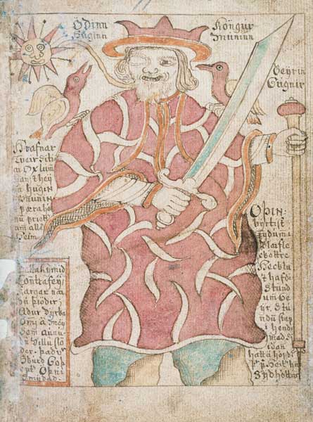 Odin, from 'Melsted's Edda'  & von Icelandic School
