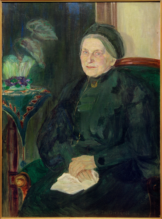 Bildnis einer älteren Dame (Emma Turck) von Ida Gerhardi