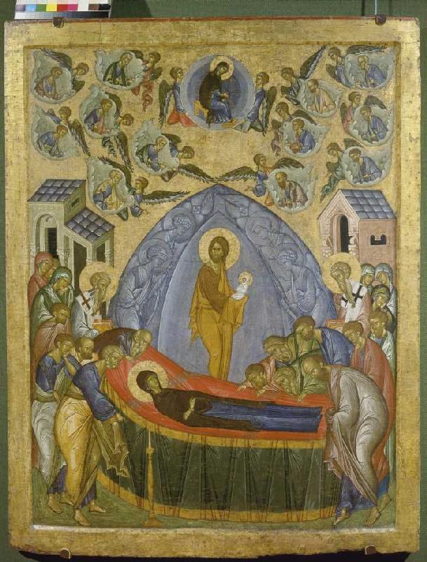 Himmelfahrt Mariae von Ikone (russisch)