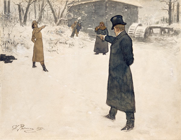 Pushkin / Eugene Onegin / Illust. /Repin von Ilja Jefimowitsch Repin