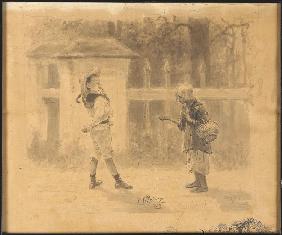 Bettelndes Mädchen 1889