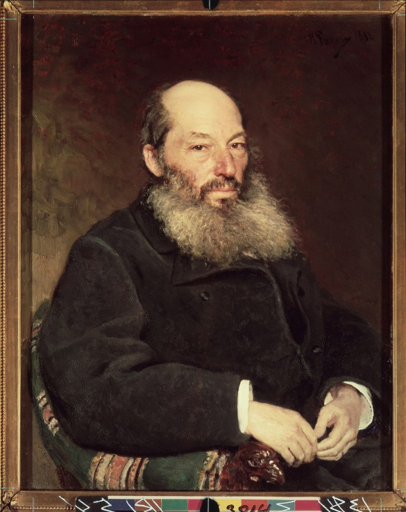 Porträt des Dichters Afanassi Fet (1820-1892) von Ilja Jefimowitsch Repin