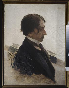 Porträt des Malers Isaak Brodski (1883-1939) 1910