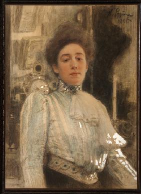 Porträt von Alexandra Pawlowna Botkina (1867-1959) 1901