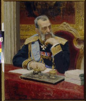 Porträt von Großfürst Wladimir Alexandrowitsch von Russland (1847-1909) 1910