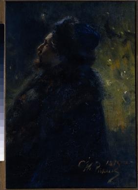 Sadko. Porträt des Malers Wiktor Wasnezow (1848-1926) 1875